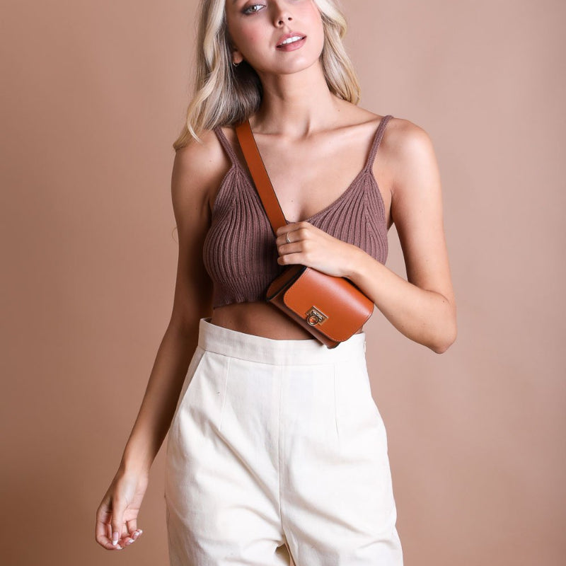 Women Mini Crossbody Bag – Adjustable Strap Compact Shoulder Bag