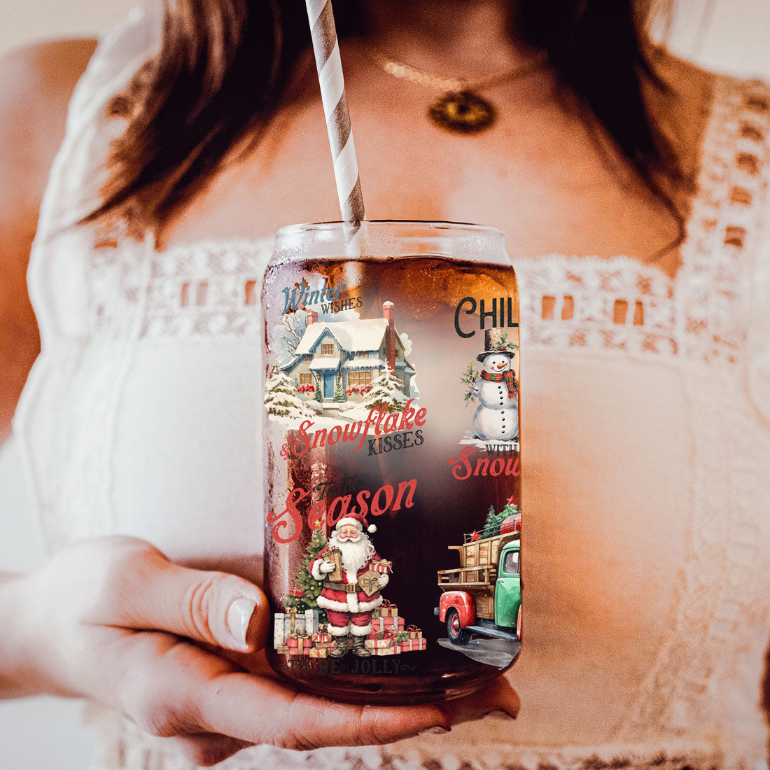 Vintage Christmas Cup