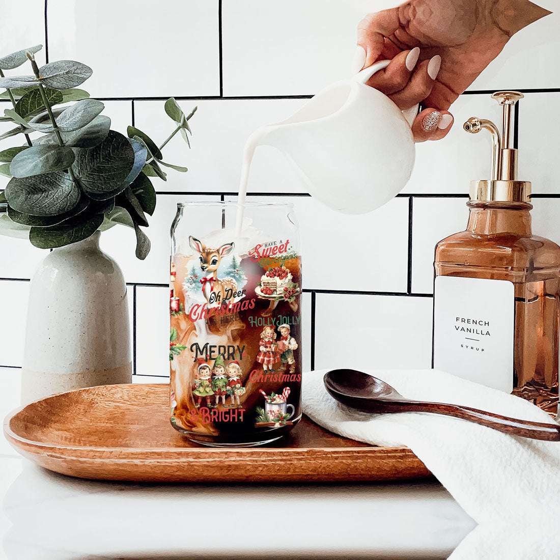 Vintage Christmas Cup