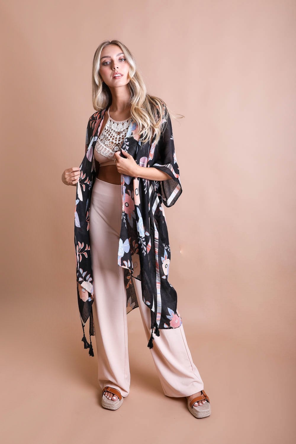 Blooms Fall Kimono