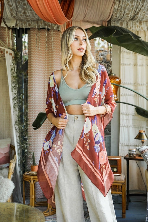 Blooms Fall Kimono
