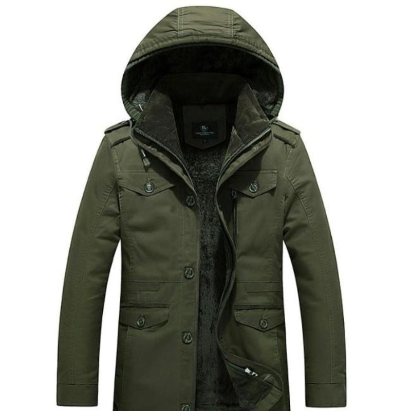 Military Hooded Coat