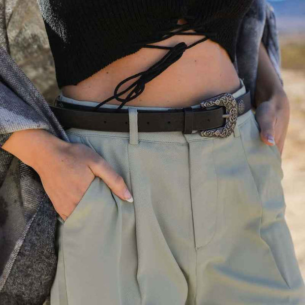Western Leather Belt